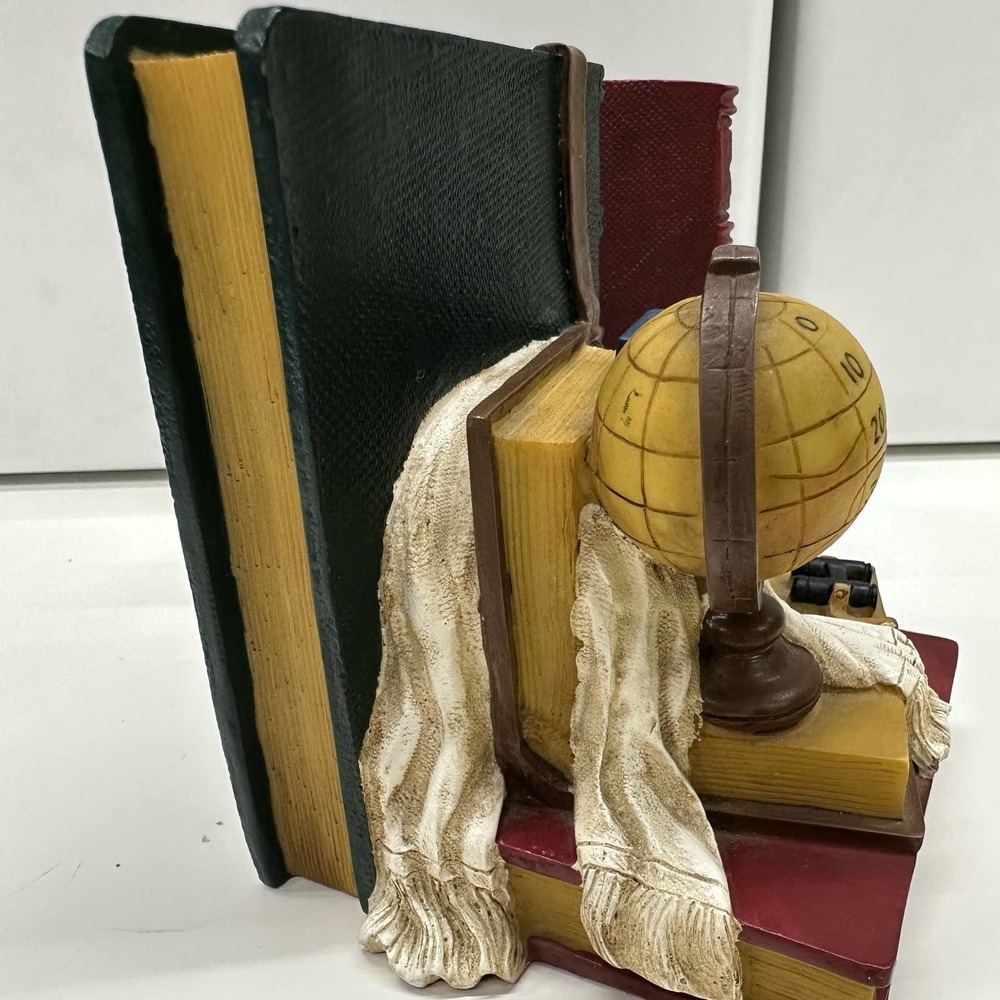 VTG Bookends Nautical Themed Log Book and Around the World Globe Books - Picture 13 of 16